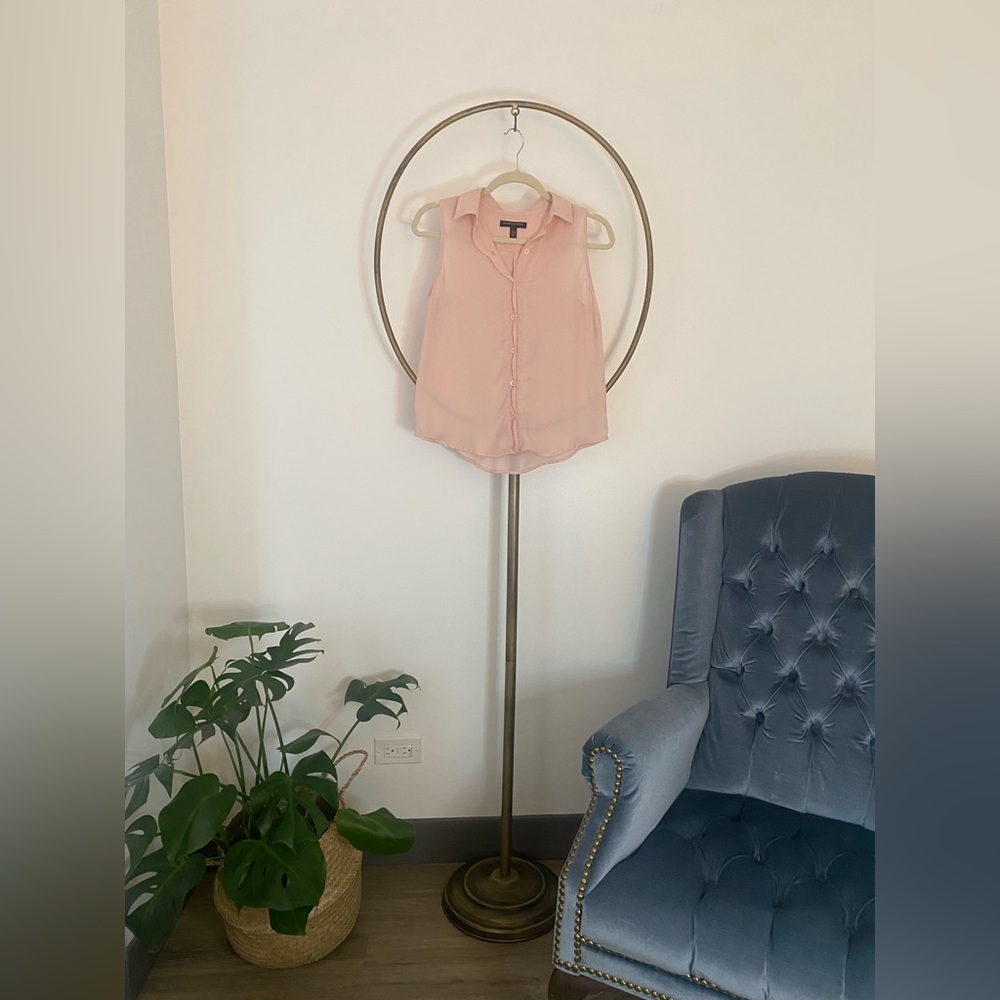 Pink banana republic blouse
